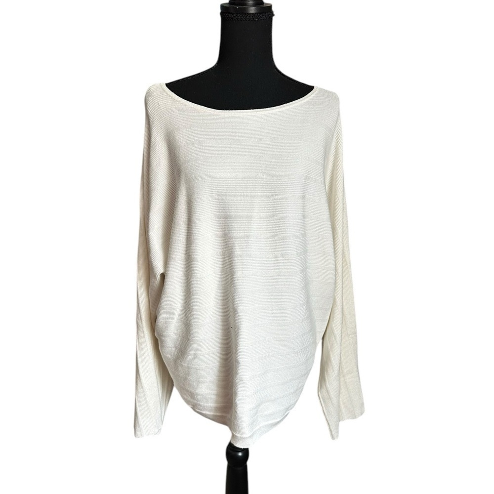 Belldini Winter White Long Sleeve Sweater Size L NWT